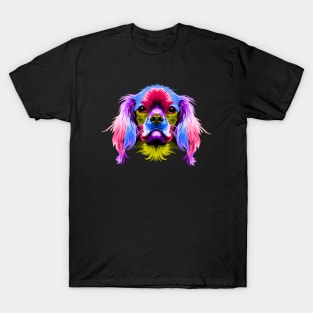 Dog Head Colorful T-Shirt